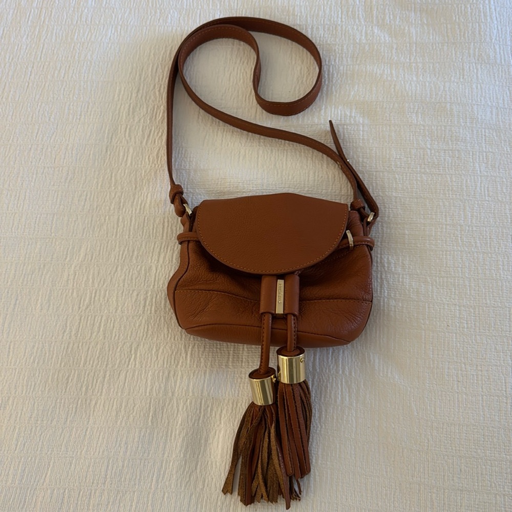 See by Chloe Tan Leather Crossbody Bag